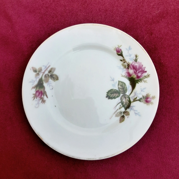 Vtg Child's China 'Moss Rose' - Picture 2 of 5